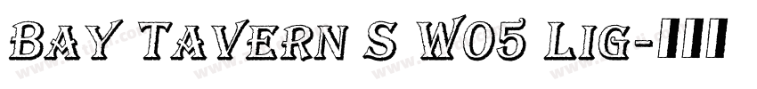 Bay Tavern S W05 Lig字体转换